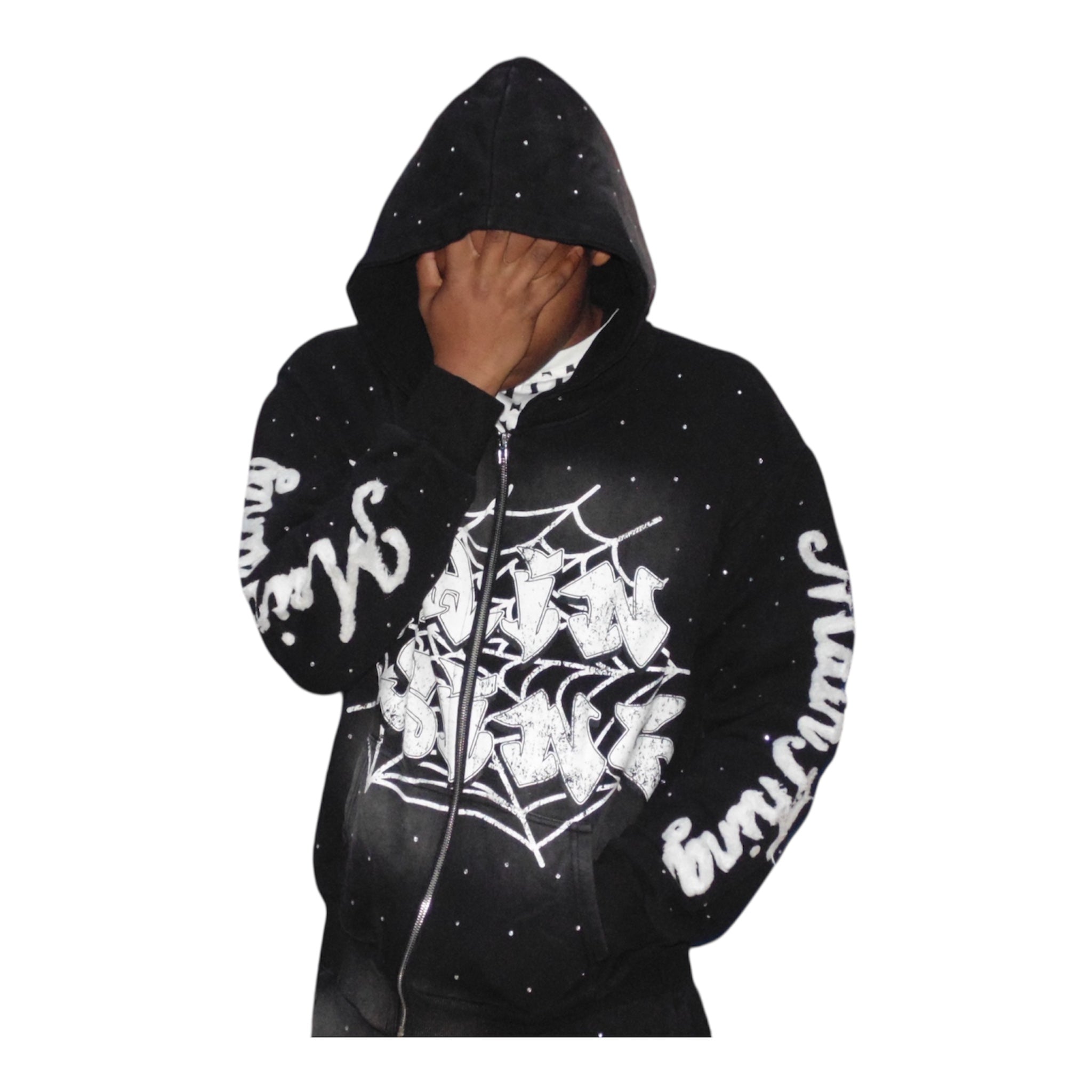 Black Main Thing Zip Up