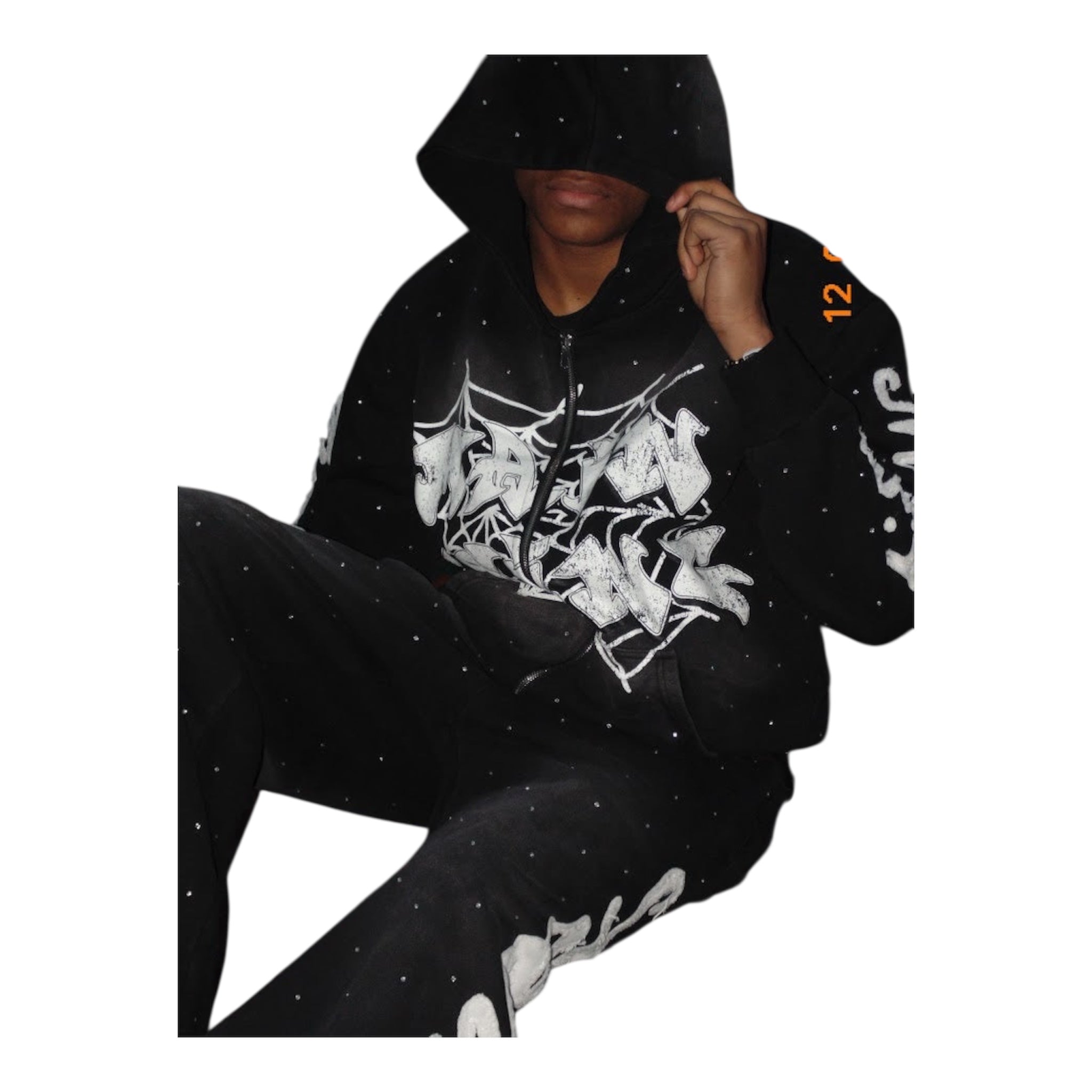 Black Main Thing Zip Up