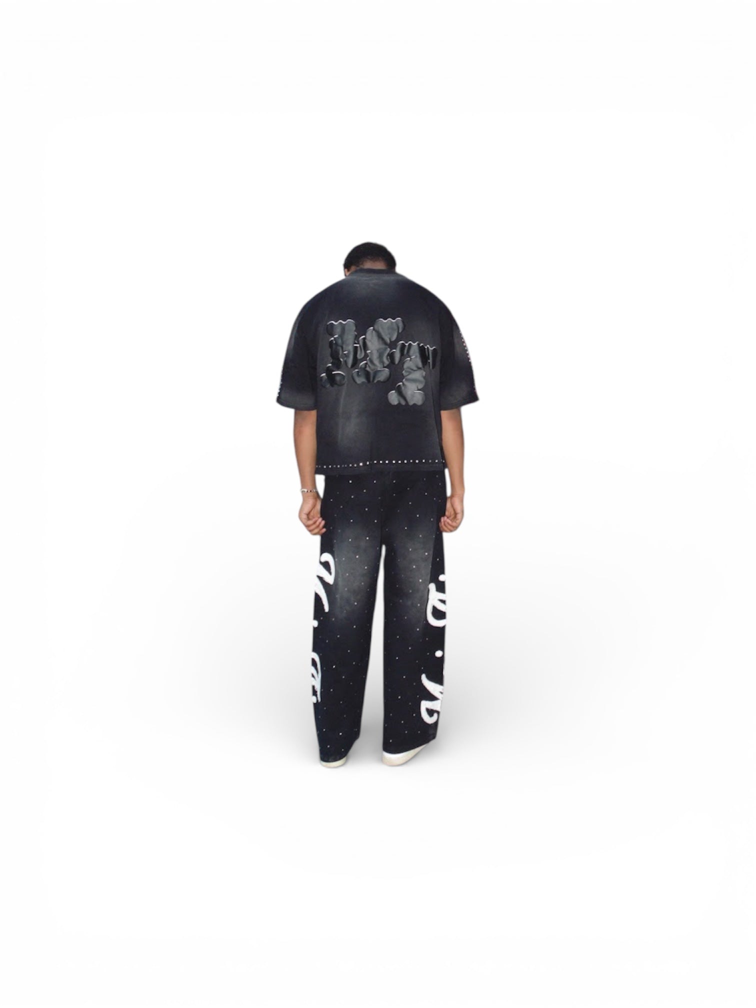 Main Thing Cropped Rhinestone Tee